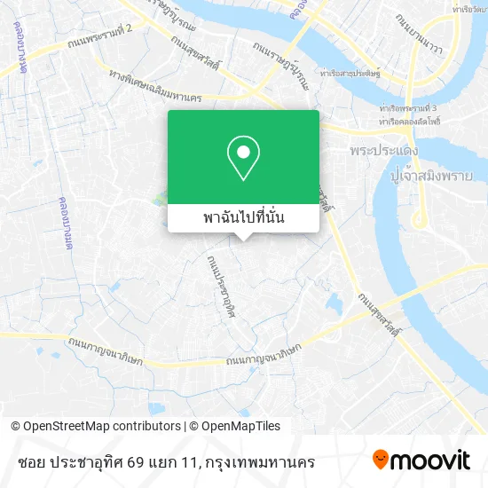 ซอย ประชาอุทิศ 69 แยก 11 แผนที่