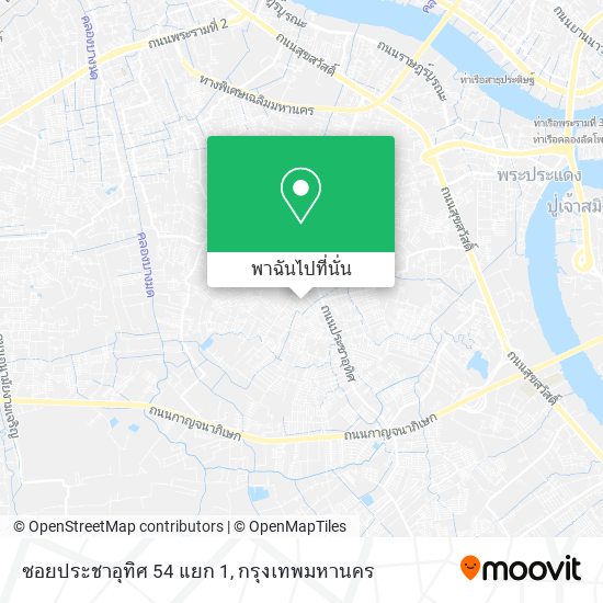 ซอยประชาอุทิศ 54 แยก 1 แผนที่