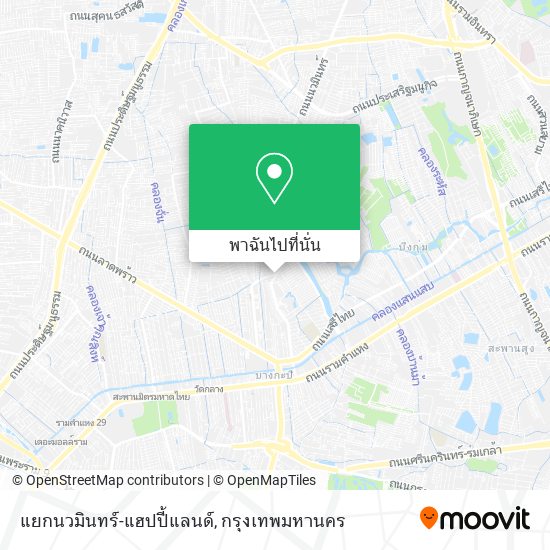 แยกนวมินทร์-แฮปปี้แลนด์ แผนที่