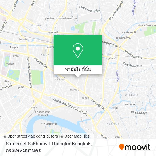 Somerset Sukhumvit Thonglor Bangkok แผนที่