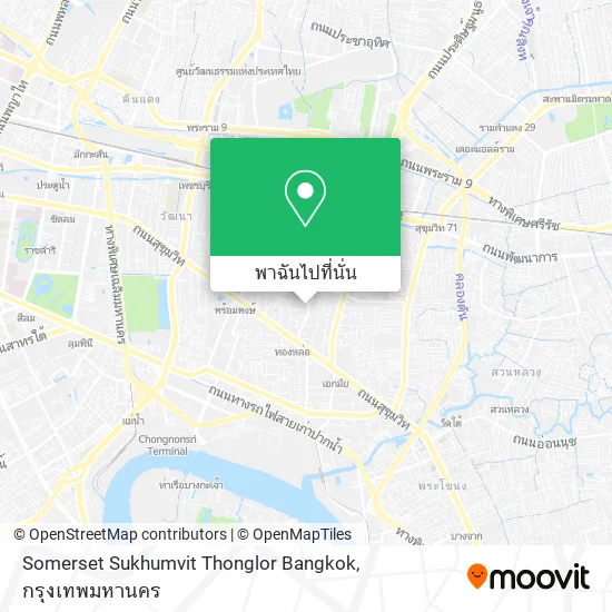 Somerset Sukhumvit Thonglor Bangkok แผนที่