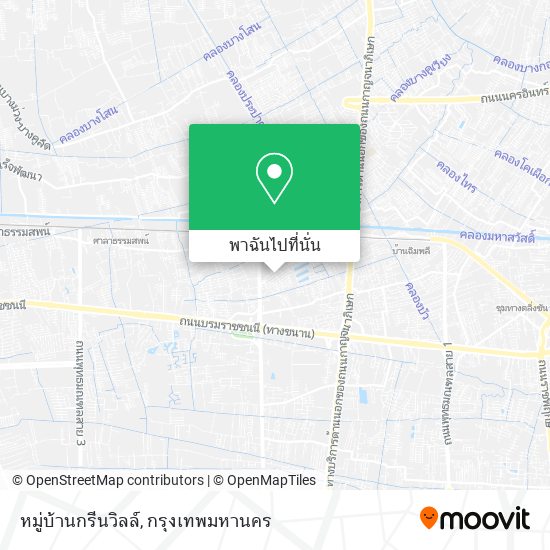 หมู่บ้านกรีนวิลล์ แผนที่