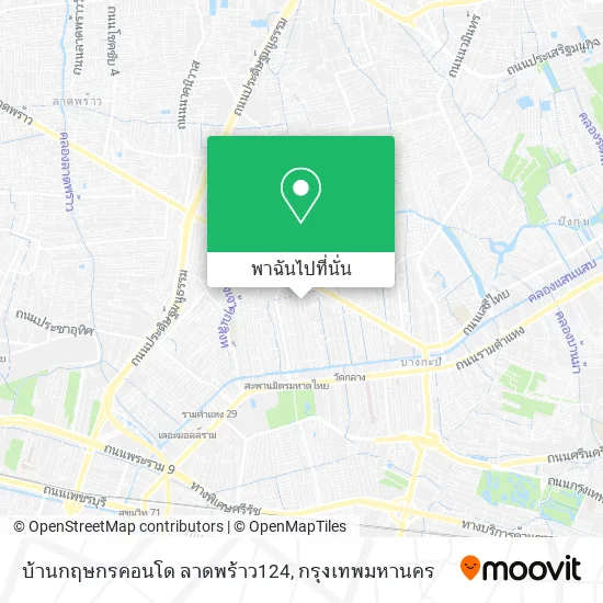 บ้านกฤษกรคอนโด ลาดพร้าว124 แผนที่