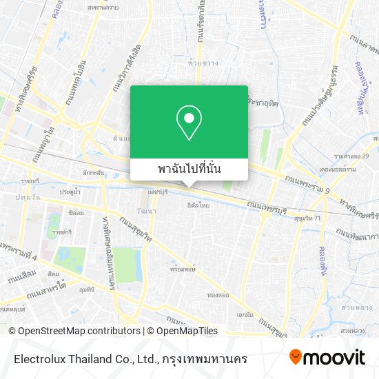 Electrolux Thailand Co., Ltd. แผนที่