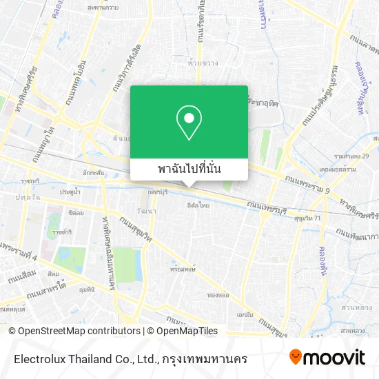 Electrolux Thailand Co., Ltd. แผนที่