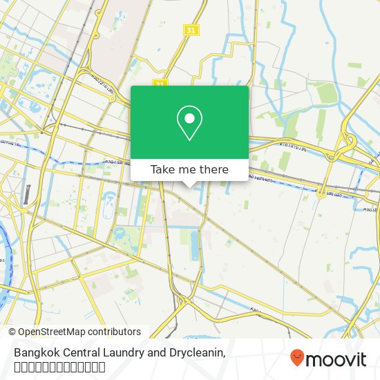 Bangkok Central Laundry and Drycleanin แผนที่