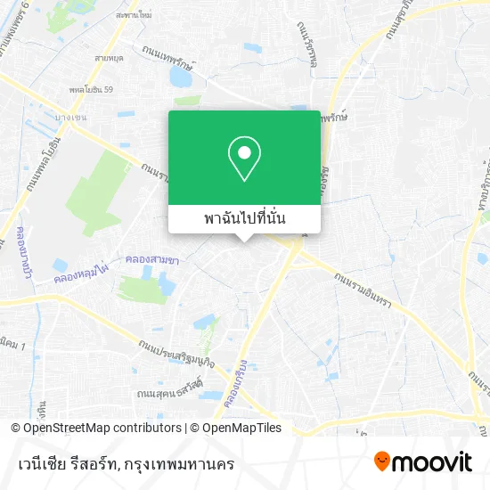 เวนีเซีย รีสอร์ท แผนที่