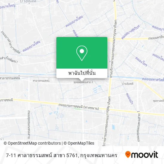 7-11 ศาลาธรรมสพน์ สาขา 5761 แผนที่