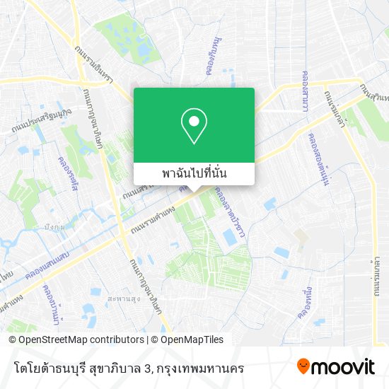 โตโยต้าธนบุรี สุขาภิบาล 3 แผนที่