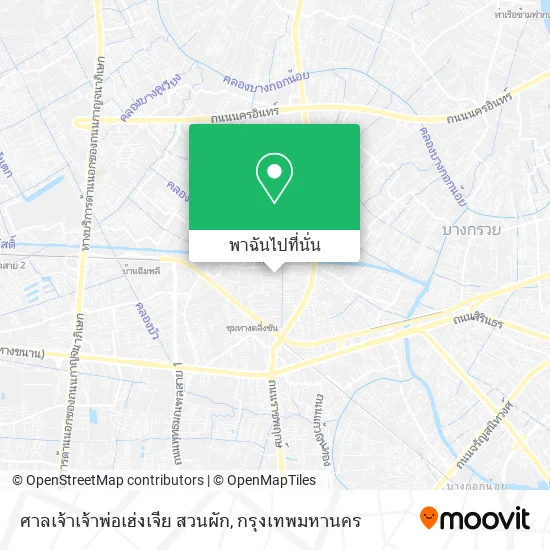 ศาลเจ้าเจ้าพ่อเฮ่งเจีย สวนผัก แผนที่