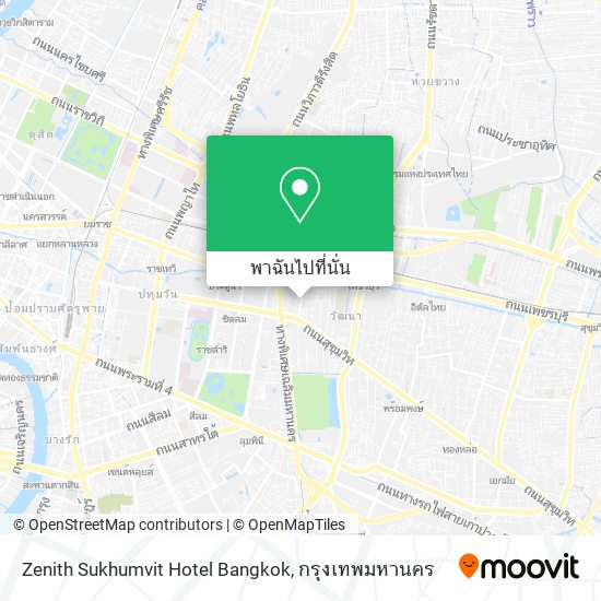 Zenith Sukhumvit Hotel Bangkok แผนที่