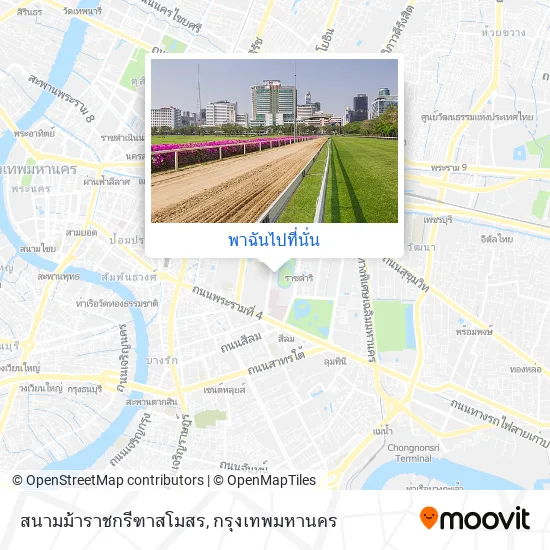 สนามม้าราชกรีฑาสโมสร แผนที่