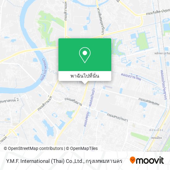 Y.M.F. International (Thai) Co.,Ltd. แผนที่
