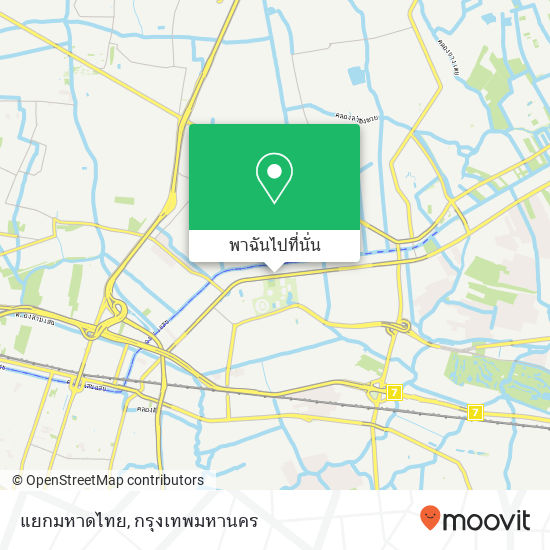 แยกมหาดไทย แผนที่