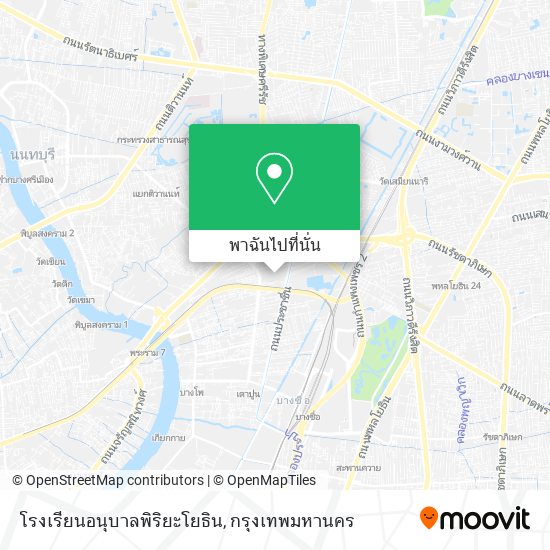 โรงเรียนอนุบาลพิริยะโยธิน แผนที่