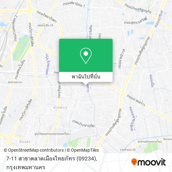 7-11 สาขาตลาดเมืองไทยภัทร (09234) แผนที่