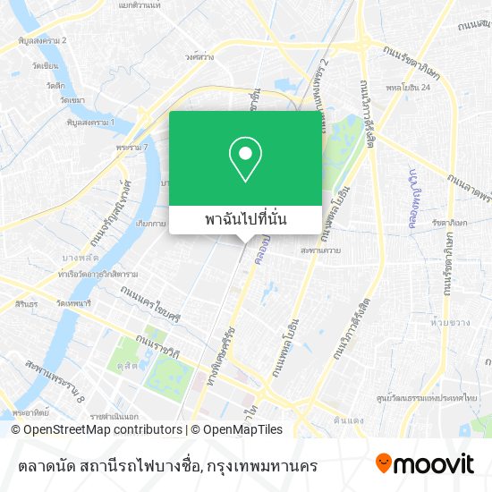 ตลาดนัด สถานีรถไฟบางซื่อ แผนที่