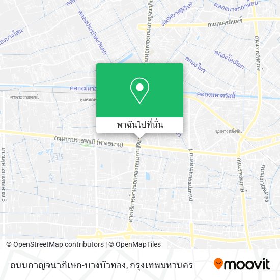 ถนนกาญจนาภิเษก-บางบัวทอง แผนที่