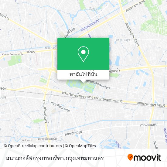 สนามกอล์ฟกรุงเทพกรีฑา แผนที่