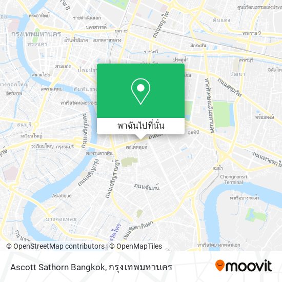 Ascott Sathorn Bangkok แผนที่