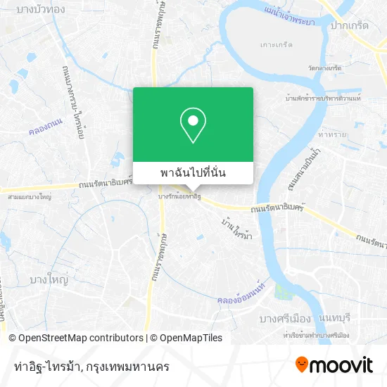 ท่าอิฐ-ไทรม้า แผนที่