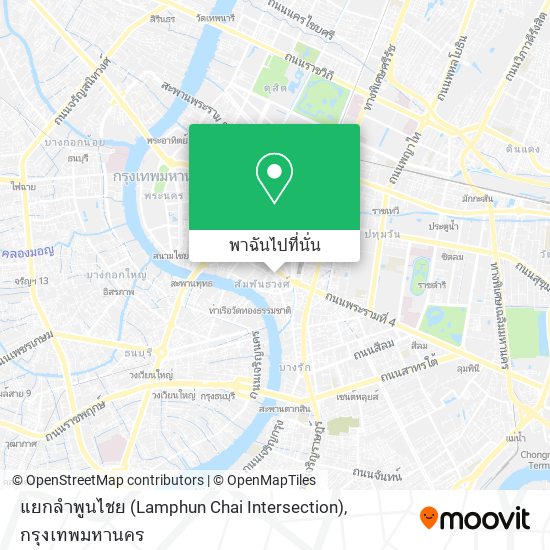 แยกลำพูนไชย (Lamphun Chai Intersection) แผนที่