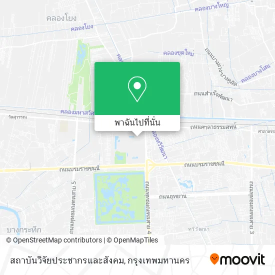 สถาบันวิจัยประชากรและสังคม แผนที่