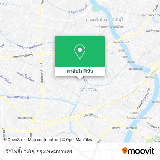 วัดโพธิ์บางโอ แผนที่