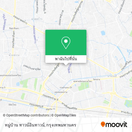 หมู่บ้าน ทาวน์อินทาวน์ แผนที่