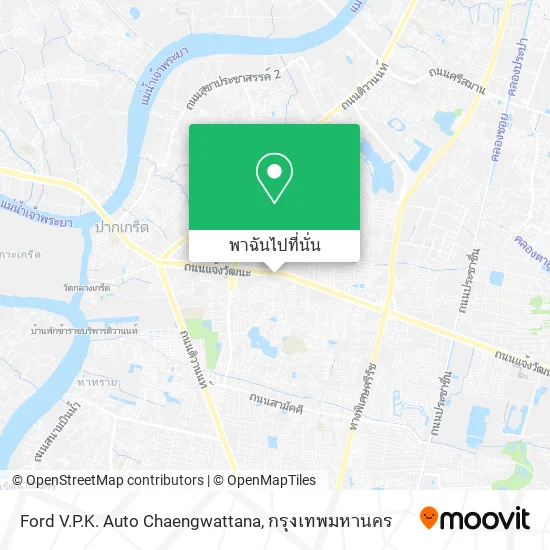 Ford V.P.K. Auto Chaengwattana แผนที่
