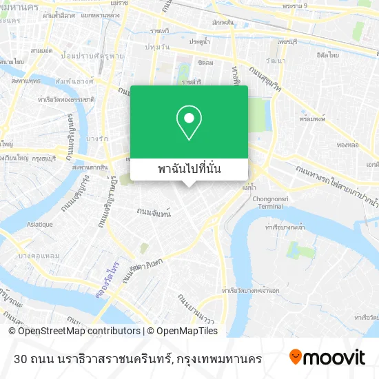 30 ถนน นราธิวาสราชนครินทร์ แผนที่