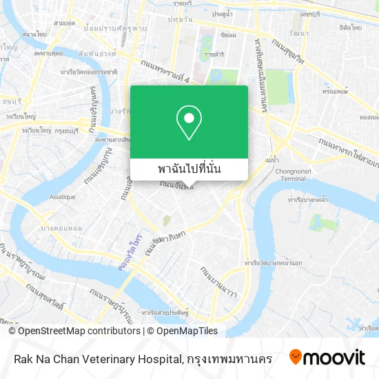Rak Na Chan Veterinary Hospital แผนที่