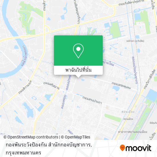 กองพันระวังป้องกัน สำนักกองบัญชาการ แผนที่