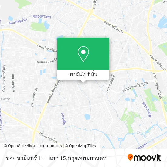 ซอย นวมินทร์ 111 แยก 15 แผนที่