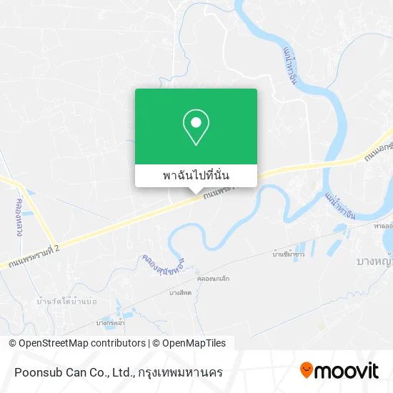 Poonsub Can Co., Ltd. แผนที่