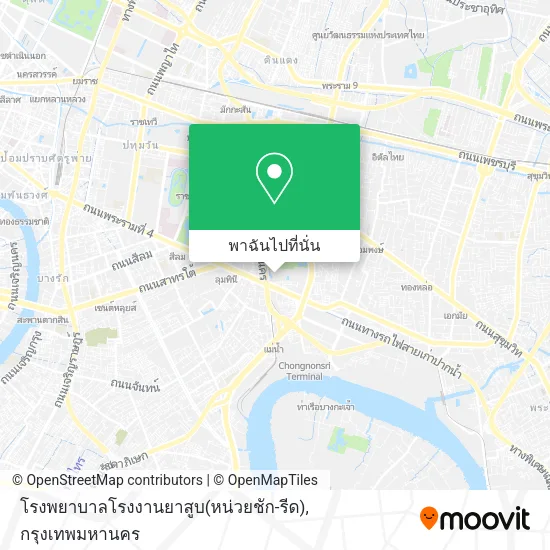 โรงพยาบาลโรงงานยาสูบ(หน่วยชัก-รีด) แผนที่