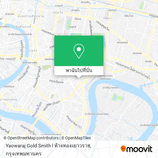 Yaowaraj Gold Smith l ห้างทองเยาวราช แผนที่