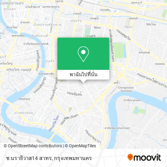 ซ.นราธิวาส14 สาทร แผนที่