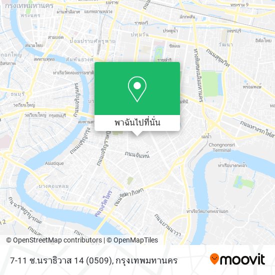 7-11 ซ.นราธิวาส 14 (0509) แผนที่