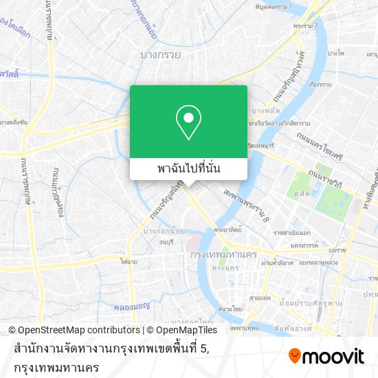 สำนักงานจัดหางานกรุงเทพเขตพื้นที่ 5 แผนที่