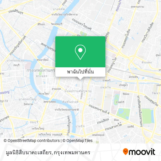 มูลนิธิสืบนาคะเสถียร แผนที่