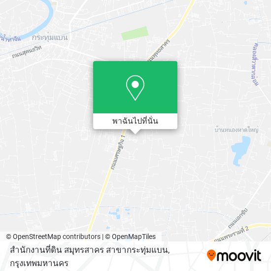 สำนักงานที่ดิน สมุทรสาคร สาขากระทุ่มแบน แผนที่