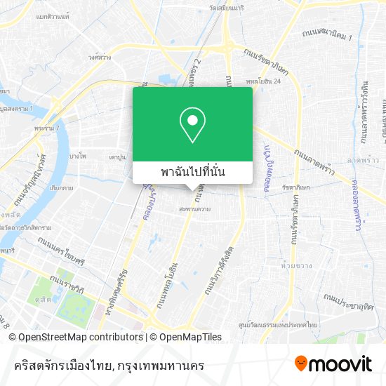 คริสตจักรเมืองไทย แผนที่
