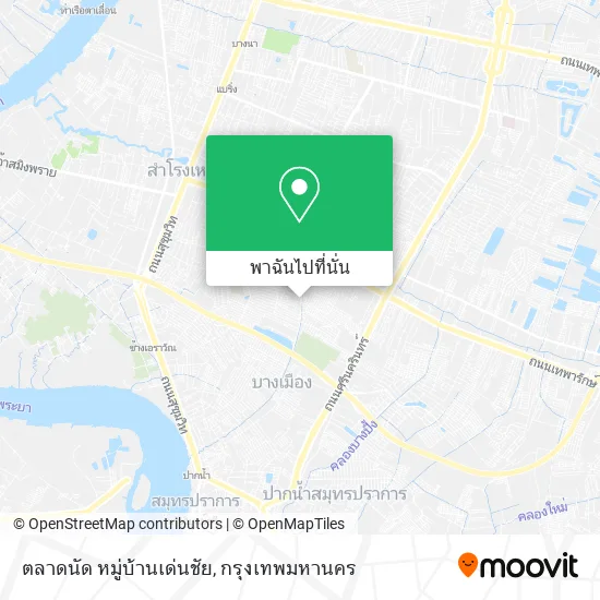 ตลาดนัด หมู่บ้านเด่นชัย แผนที่