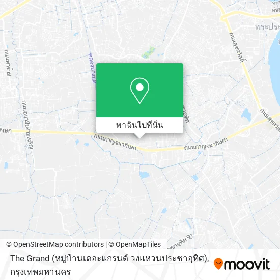 The Grand (หมู่บ้านเดอะแกรนด์ วงแหวนประชาอุทิศ) แผนที่