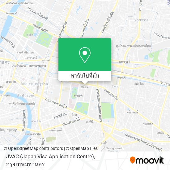 JVAC (Japan Visa Application Centre) แผนที่