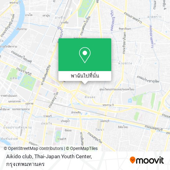 Aikido club, Thai-Japan Youth Center แผนที่