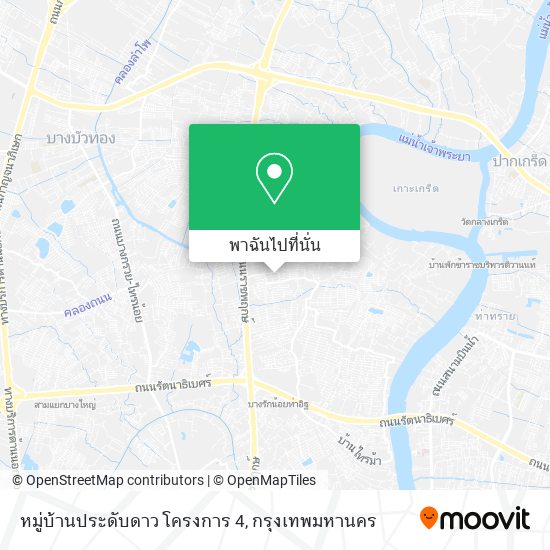 หมู่บ้านประดับดาว โครงการ 4 แผนที่