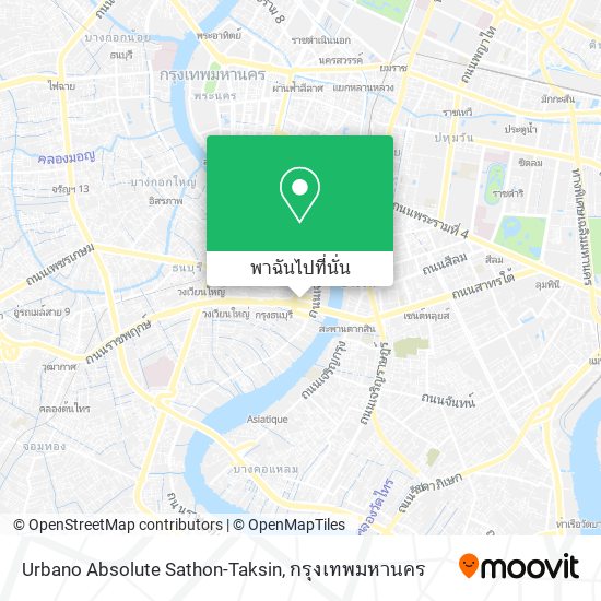 Urbano Absolute Sathon-Taksin แผนที่