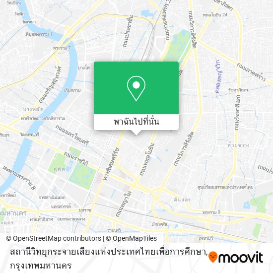 สถานีวิทยุกระจายเสียงแห่งประเทศไทยเพื่อการศึกษา แผนที่